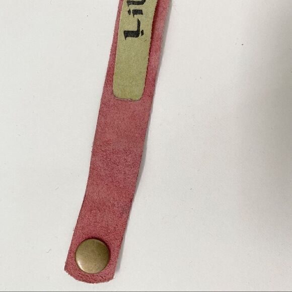 ʟɪʙʀᴀ ♎︎ ɢᴇɴᴜɪɴᴇ ꜱᴜᴇᴅᴇ ꜱɴᴀᴘ ʟᴇᴀᴛʜᴇʀ ʙʀᴀᴄᴇʟᴇᴛ & earrings set - Picture 4 of 15